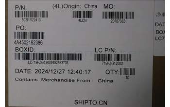 Lenovo 5CB1R22413 COVER Cover L 83K2 HINGE_CAP_CB