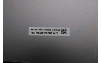 Lenovo 5CB1R22423 Cover 83K2, Luna Grey, LCD_HD
