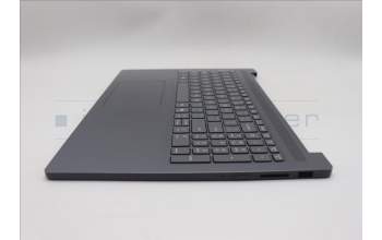 Lenovo 5CB1R22515 C-Cover with keyboard, US English Euro, Luna Grey, Backlight, US