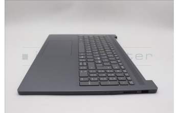 Lenovo 5CB1R22540 C-Cover with keyboard, Nordic, Luna Grey, Backlight, UK