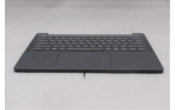 Lenovo 5CB1R26696 C-Cover with keyboard, US English Euro, Luna Grey, Backlight, US