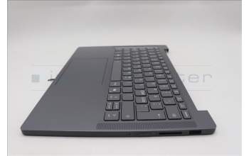 Lenovo 5CB1R26709 C-Cover with keyboard, Nordic, Luna Grey, Backlight, UK
