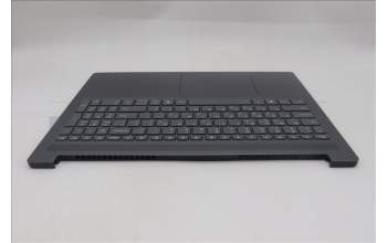 Lenovo 5CB1R27617 C-Cover with keyboard, Greek, Luna Grey, Backlight, US