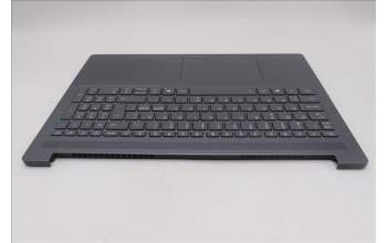 Lenovo 5CB1R27625 C-Cover with keyboard, Nordic, Luna Grey, Backlight, UK