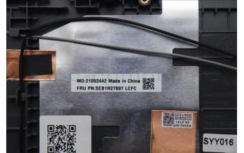 Lenovo 5CB1R27697 C-Cover with keyboard, English, Luna Grey, Backlight, US