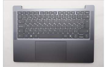 Lenovo 5CB1R29749 C-Cover with keyboard, Belgian, Luna Grey, Non-Backlight, UK