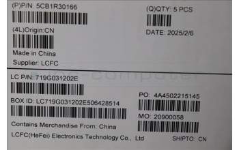 Lenovo 5CB1R30166 C-Cover with keyboard, Slovenian, Luna Grey, Backlight, UK