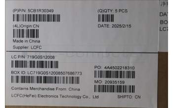 Lenovo 5CB1R30349 C-Cover with keyboard, Czech Slovakian, UK