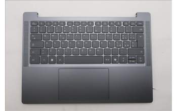 Lenovo 5CB1R31603 C-Cover with keyboard, Italian, Luna Grey, Non-Backlight, UK