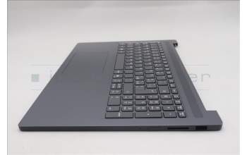 Lenovo 5CB1R35688 C-Cover with keyboard, Italian, Luna Grey, Non-Backlight, UK