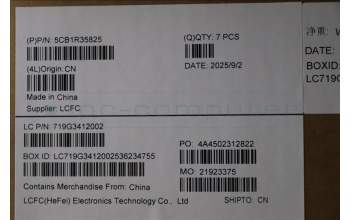 Lenovo 5CB1R35825 Cover 83KB, Cosmic Blue, LCD_IR