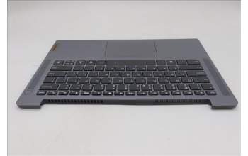 Lenovo 5CB1R48896 C-Cover with keyboard, US English Euro, Arctic Grey, Non-Backlight, Non-FingerPrint, US