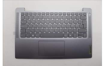 Lenovo 5CB1R61070 C-Cover with keyboard, Nordic, Arctic Grey, Backlight, Non-FingerPrint, UK
