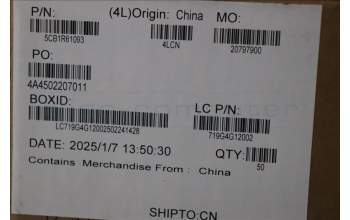 Lenovo 5CB1R61093 Cover L 83JM Camera shutter