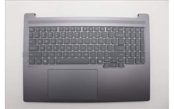 Lenovo 5CB1R61132 C-Cover with keyboard, English, Luna Grey, UMA