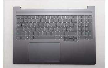 Lenovo 5CB1R61142 C-Cover with keyboard, Italian, Luna Grey, UMA, UK
