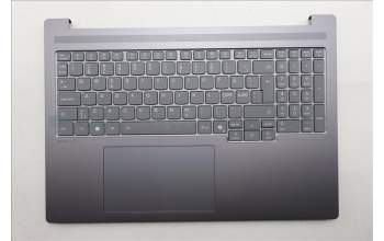 Lenovo 5CB1R61146 C-Cover with keyboard, Nordic, Luna Grey, UMA, UK