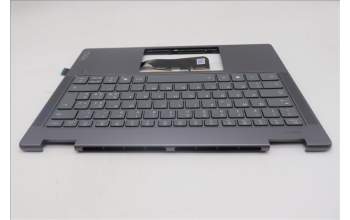Lenovo 5CB1R61224 C-Cover with keyboard, Italian, Luna Grey, FingerPrint, Puresight Logo, UK