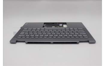 Lenovo 5CB1R61229 C-Cover with keyboard, German, Luna Grey, FingerPrint, Puresight Logo, UK