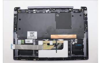 Lenovo 5CB1R61241 C-Cover with keyboard, US English Euro, Luna Grey, FingerPrint, Puresight Logo, US