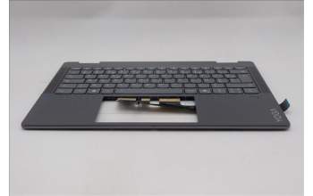 Lenovo 5CB1R61248 C-Cover with keyboard, French, Luna Grey, FingerPrint, Puresight Logo