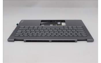 Lenovo 5CB1R61254 C-Cover with keyboard, Italian, Luna Grey, Non-FingerPrint, Puresight Logo, UK
