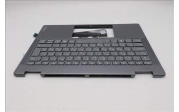 Lenovo 5CB1R61256 C-Cover with keyboard, Hungarian, Luna Grey, Non-FingerPrint, Puresight Logo, UK