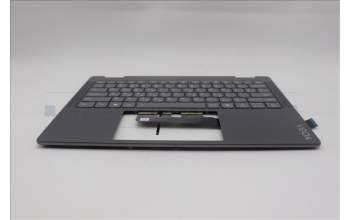 Lenovo 5CB1R61258 C-Cover with keyboard, Greek, Luna Grey, Non_FingerPrint, Puresight Logo
