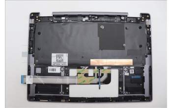 Lenovo 5CB1R61261 C-Cover with keyboard, Norwegian, Luna Grey, Non-FingerPrint, Puresight Logo, UK