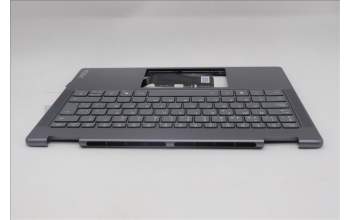 Lenovo 5CB1R61265 C-Cover with keyboard, Spanish, Luna Grey, Non-FingerPrint, Puresight Logo, UK