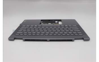 Lenovo 5CB1R61272 C-Cover with keyboard, English, Luna Grey, Non_FingerPrint, Puresight Logo