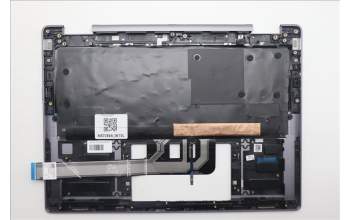 Lenovo 5CB1R61272 C-Cover with keyboard, English, Luna Grey, Non-FingerPrint, Puresight Logo, US