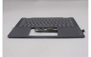 Lenovo 5CB1R61274 C-Cover with keyboard, Bulgarian, Luna Grey, Non-FingerPrint, Puresight Logo, UK