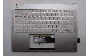 Lenovo 5CB1R61318 C-Cover with keyboard, Italian, Seashell, Non-FingerPrint, Puresight Logo, UK