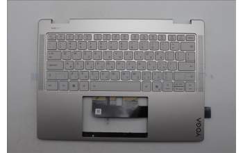 Lenovo 5CB1R61321 C-Cover with keyboard, Hebrew, Seashell, Non_FingerPrint, Puresight Logo
