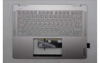 Lenovo 5CB1R61323 C-Cover with keyboard, German, Seashell, Non_FingerPrint, Puresight Logo