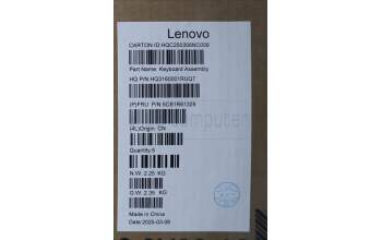 Lenovo 5CB1R61329 C-Cover with keyboard, Spanish, Seashell, Non-FingerPrint, Puresight Logo, UK