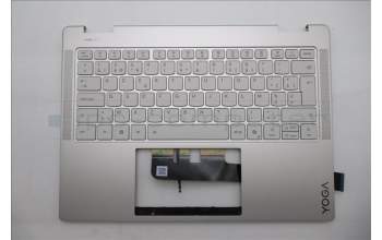 Lenovo 5CB1R61340 C-Cover with keyboard, Belgian, Seashell, Non-FingerPrint, Puresight Logo, UK