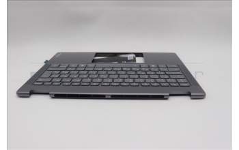 Lenovo 5CB1R61551 C-Cover with keyboard, Hungarian, Luna Grey, Non-FingerPrint, Non-Puresight Logo, UK