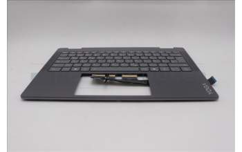 Lenovo 5CB1R61554 C-Cover with keyboard, German, Luna Grey, Non-FingerPrint, Non-Puresight Logo, UK