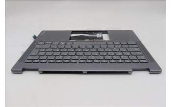 Lenovo 5CB1R61560 C-Cover with keyboard, Spanish, Luna Grey, Non-FingerPrint, Non-Puresight Logo, UK