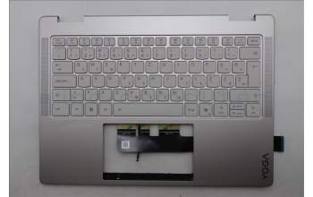 Lenovo 5CB1R61619 C-Cover with keyboard, Slovenian, Seashell, Non-FingerPrint, Non-Puresight Logo, UK