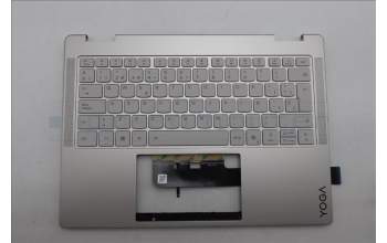 Lenovo 5CB1R61620 C-Cover with keyboard, Spanish, Seashell, Non-FingerPrint, Non-Puresight Logo, UK