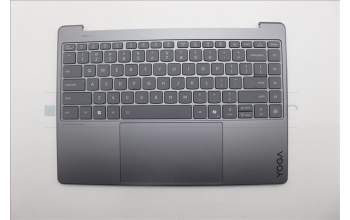 Lenovo 5CB1R61644 C-Cover with keyboard, English, Luna Grey, Puresight Logo, Screw, US