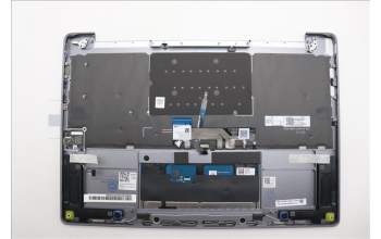 Lenovo 5CB1R61663 C-Cover with keyboard, Switzerland, Luna Grey, Puresight Logo, Screw, UK