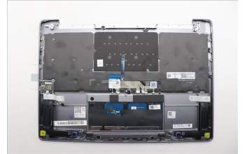 Lenovo 5CB1R61676 C-Cover with keyboard, French, Luna Grey, Non-Puresight Logo, Screw, US