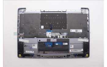 Lenovo 5CB1R61679 C-Cover with keyboard, German, Luna Grey, Non_Puresight Logo, Screw