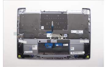 Lenovo 5CB1R61681 C-Cover with keyboard, Hebrew, Luna Grey, Non-Puresight Logo, Screw, US