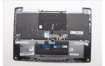 Lenovo 5CB1R61684 C-Cover with keyboard, Italian, Luna Grey, Non-Puresight Logo, Screw, UK