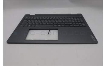 Lenovo 5CB1R68002 C-Cover with keyboard, German, Luna Grey, Non-Puresight Logo, FingerPrint, UK